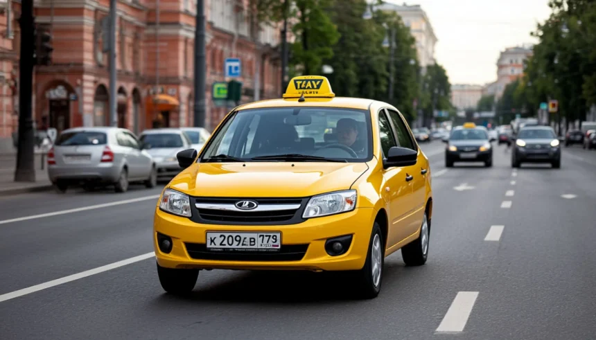 российские авто в такси